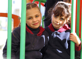 One of our visits to the Latin Patriarchate Schools -Our tour at Latin Aboud School