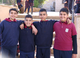 One of our visits to the Latin Patriarchate Schools -Our tour at Latin Aboud School