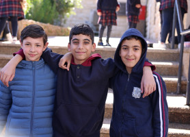 One of our visits to the Latin Patriarchate Schools -Our tour at Latin Aboud School