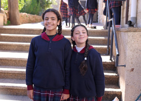 One of our visits to the Latin Patriarchate Schools -Our tour at Latin Aboud School