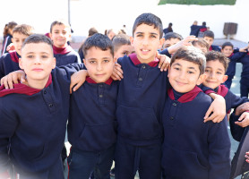One of our visits to the Latin Patriarchate Schools -Our tour at Latin Aboud School