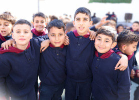 One of our visits to the Latin Patriarchate Schools -Our tour at Latin Aboud School