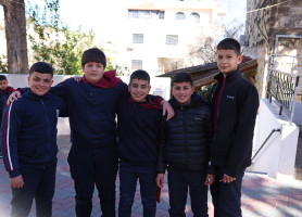One of our visits to the Latin Patriarchate Schools -Our tour at Latin Aboud School