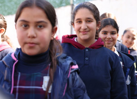 One of our visits to the Latin Patriarchate Schools -Our tour at Latin Aboud School