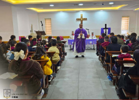 Latin Patriarchate Schools Celebrate Ash Wednesday Mass