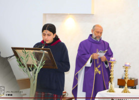Latin Patriarchate Schools Celebrate Ash Wednesday Mass