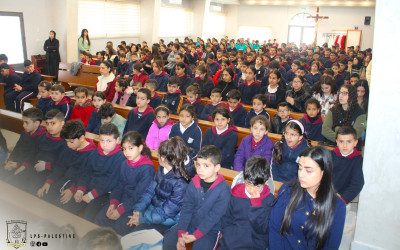 Latin Patriarchate Schools Celebrate Ash Wednesday Mass