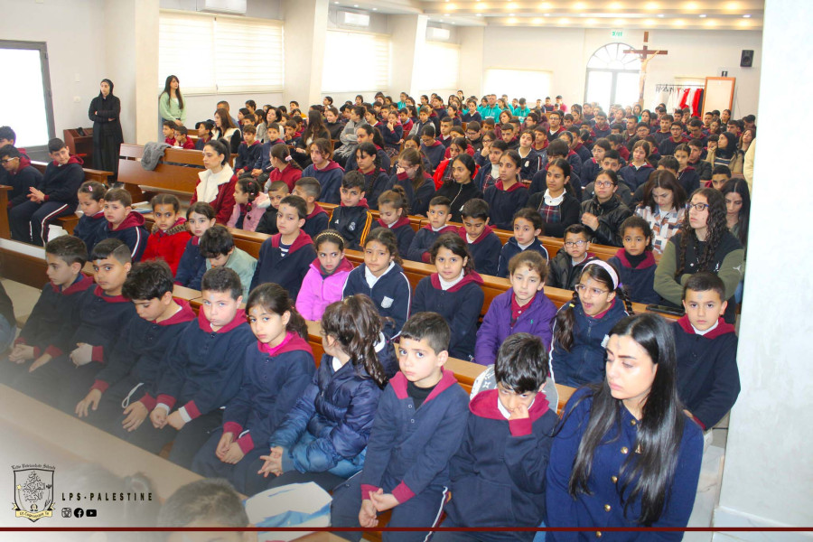 Latin Patriarchate Schools Celebrate Ash Wednesday Mass