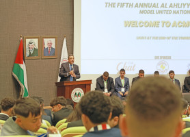 &lrm;الكلية الأهلية - رام الله\ مؤتمر نموذج محاكاة الأمم المتحدة