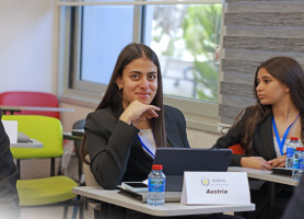 &lrm;الكلية الأهلية - رام الله\ مؤتمر نموذج محاكاة الأمم المتحدة