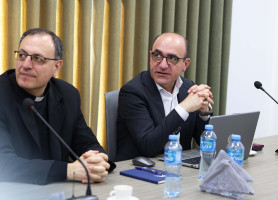 The Holy Land Commission Visits the General Administration of Latin Patriarchate Schools
