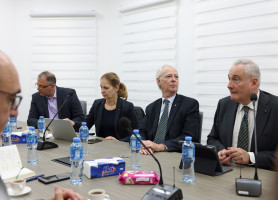 President of the Order of the Holy Sepulchre in Belgium Visits the General Administration of the LPS