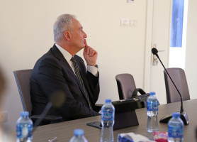 President of the Order of the Holy Sepulchre in Belgium Visits the General Administration of the LPS