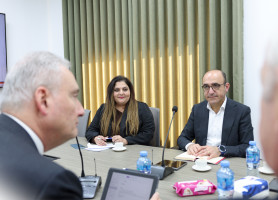 President of the Order of the Holy Sepulchre in Belgium Visits the General Administration of the LPS