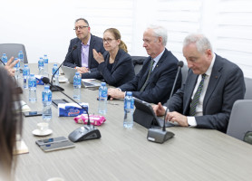 President of the Order of the Holy Sepulchre in Belgium Visits the General Administration of the LPS