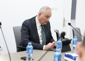 President of the Order of the Holy Sepulchre in Belgium Visits the General Administration of the LPS