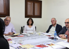 Representatives from  The Knights of the Holy Sepulcher - Germany,  visited the General Administration office