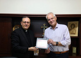 Representatives from  The Knights of the Holy Sepulcher - Germany,  visited the General Administration office