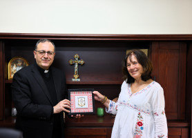 Representatives from  The Knights of the Holy Sepulcher - Germany,  visited the General Administration office