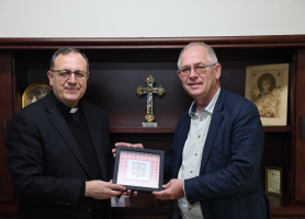 Representatives from  The Knights of the Holy Sepulcher - Germany,  visited the General Administration office