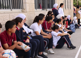 Football tournament at the Latin Patriarchate School - Aboud