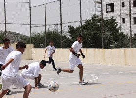 Football tournament at the Latin Patriarchate School - Aboud
