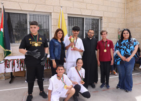 Football tournament at the Latin Patriarchate School - Aboud