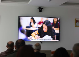 the Holy Land Coordination of Episcopal Conferences visited the General Administration Office of the Latin Patriarchate Schools