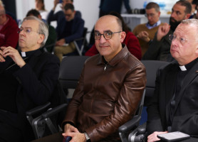 the Holy Land Coordination of Episcopal Conferences visited the General Administration Office of the Latin Patriarchate Schools