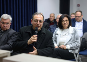 the Holy Land Coordination of Episcopal Conferences visited the General Administration Office of the Latin Patriarchate Schools