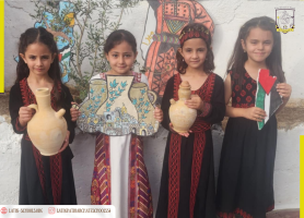 &lrm;مدرسة لاتين عابود تحيي التراث الفلسطيني