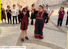 The Latin Patriarchate School- Jifna Celebrating Palestinian Heritage day at the Latin school of Jifna