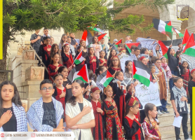 &lrm;مدرسة لاتين بيرزيت تحيي التراث الفلسطيني