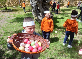 الاحتفال بعيد الفصح في مدرسة لاتين بيت جالا