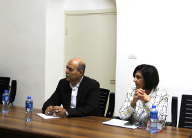 زيارة غبطة البطريرك بيير باتيستا بيتسابالا والأب ديفيد&lrm;