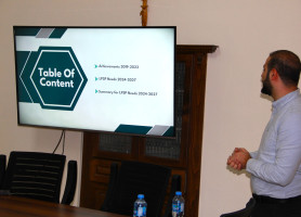 زيارة غبطة البطريرك بيير باتيستا بيتسابالا والأب ديفيد&lrm;