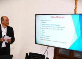 زيارة غبطة البطريرك بيير باتيستا بيتسابالا والأب ديفيد&lrm;