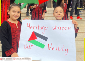 &lrm;مدرسة لاتين بيرزيت تحيي التراث الفلسطيني