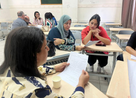 &lrm;اليوم الثاني من الدورة التدريبية لمعلمي مدرسة لاتين-الزبابدة