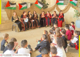 &lrm;مدرسة لاتين بيرزيت تحيي التراث الفلسطيني