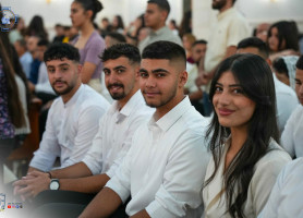 Holy Mass for 12 grade Students &ndash; Latin Patriarchate School, Zababdeh