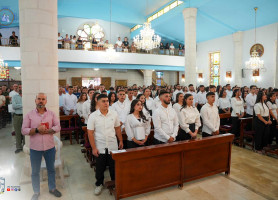 قداس من أجل طلبة التوجيهي &ndash; مدرسة لاتين الزبابدة