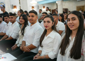 قداس من أجل طلبة التوجيهي &ndash; مدرسة لاتين الزبابدة