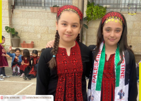 The Latin Patriarchate School- Jifna Celebrating Palestinian Heritage day at the Latin school of Jifna