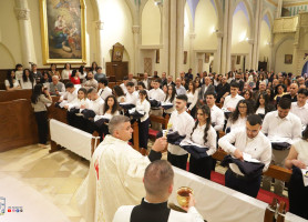 &lrm;&lrm;لاتين بيت جالا | قداس احتفالي على نية طلبة التوجيهي 2026