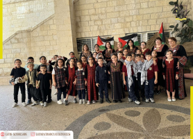 &lrm;مدرسة لاتين بيرزيت تحيي التراث الفلسطيني