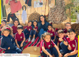 &lrm;مدرسة راهبات ماريوسف - نابلس تحيي التراث الفلسطيني