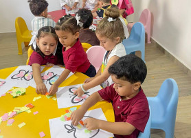 &lrm;من أجواء روضة مدرسة البطريركية اللاتينية &ndash; غزة