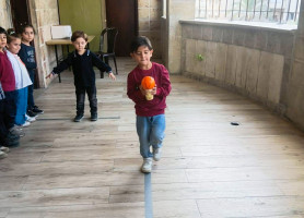 &lrm;من أجواء روضة مدرسة البطريركية اللاتينية &ndash; غزة
