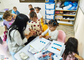 &lrm;من أجواء روضة مدرسة البطريركية اللاتينية &ndash; غزة